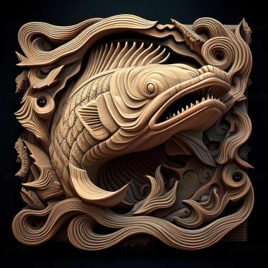 3D model sea monster (STL)